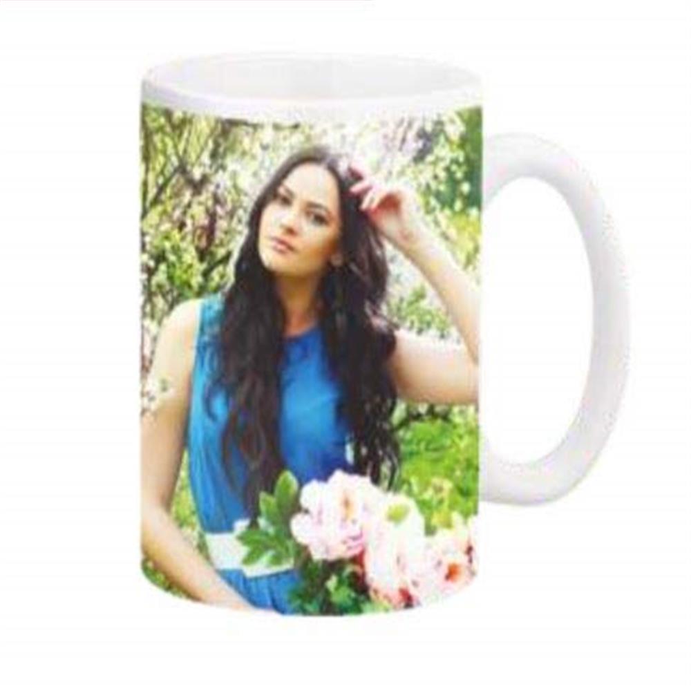 Personalised/Customized Your Photo On White Mug 