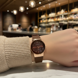 Ladies Watch with Rubber Strap - Blue