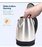 Electric Kettle - Stainless steel body - Automatic instant heating - 1500 Watts - Water boiler - High quality - Kettle for tea - for Daily Kitchen Use - Essential Kitchen Appliance - electric kettle
