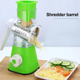 Manual Vegetable Cutter Slicer Multifunctional Round Slicer Gadget Multifunction Kitchen Gadget Food Processor Blender Cutter( random color )