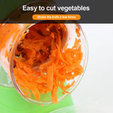 Manual Vegetable Cutter Slicer Multifunctional Round Slicer Gadget Multifunction Kitchen Gadget Food Processor Blender Cutter( random color )