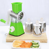 Manual Vegetable Cutter Slicer Multifunctional Round Slicer Gadget Multifunction Kitchen Gadget Food Processor Blender Cutter( random color )