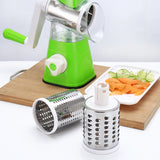 Manual Vegetable Cutter Slicer Multifunctional Round Slicer Gadget Multifunction Kitchen Gadget Food Processor Blender Cutter( random color )