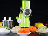 Manual Vegetable Cutter Slicer Multifunctional Round Slicer Gadget Multifunction Kitchen Gadget Food Processor Blender Cutter( random color )