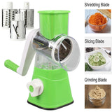 Manual Vegetable Cutter Slicer Multifunctional Round Slicer Gadget Multifunction Kitchen Gadget Food Processor Blender Cutter( random color )