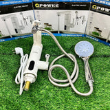 Sherice Instant Electric Heating Faucet: Tankless Hot Water Tap with Digital LED Temperature Display and Rotating Swivel Spout for Kitchen and Bathroom