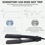 Kemei KM-329 Professional Hair Straightener With Temperature Control- For Women