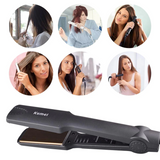 Kemei KM-329 Professional Hair Straightener With Temperature Control- For Women