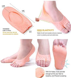 Forefoot Pads Silicone Insoles Orthopedic Shoe Pad Pain Relief Silicone Boat Socks for Women Toe separator Foot Care Products