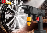 Automatic Cordless Car Wash Spray Gun 21V | High Pressure Portable Pressure Washer with Lithium Battery (Double Battery)
